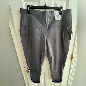 Xersion Charcoal Ankle Leggings